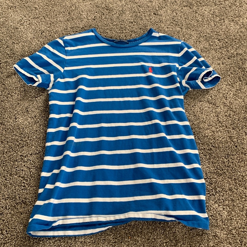 Blue and white Ralph Lauren Polo